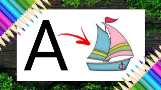 Boat Drawing  How to Draw Boat Step by Step for Beginners  Boat Drawing Colour  Easy Drawing [upl. by Rolyab]