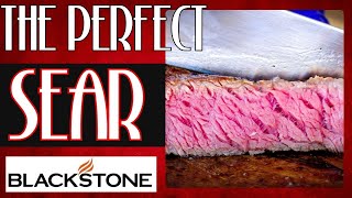 How to Sear a Ribeye Steak on the Blackstone Griddle Like a Pro [upl. by Elleirol900]