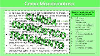 ⚕️🩺 Emergencias Tiroideas COMA MIXEDEMATOSO 22 Síntomas Diagnóstico y Tratamiento [upl. by Arlana922]