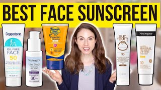 BEST DRUGSTORE SUNSCREENS FOR THE FACE 😎 Dermatologist DrDrayzday [upl. by Tearle580]