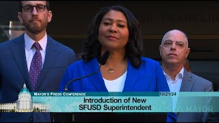 Introduction of New SFUSD Superintendent [upl. by Elsbeth]