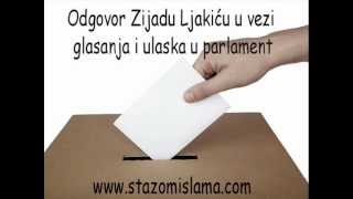 Odgovor Zijadu Ljakiću u vezi glasanja i ulaska u parlament  Idriz Bilibani i Ebu Idriz [upl. by Etteraj]