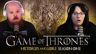 Game Of Thrones Histories amp Lore Season One LIVE REACTION  Board Prep for Season 2 [upl. by Brittani]