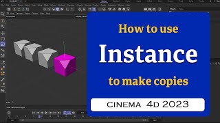 How to use Instance object in Cinema 4D 2023 MaxonVFX ​ [upl. by Ecirtnuahs81]