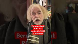 Bernhard Paul RONCALLI gastiert in 2025 in Hannover hannover roncalli exklusivesaushannover [upl. by Laroc]