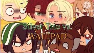 The Silver Trio read a Wattpad Story Harry Potter ItzGigi Gacha Club [upl. by Caton930]