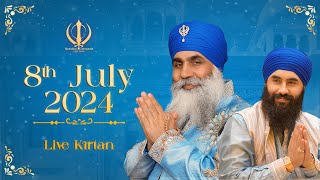 Live Kirtan from MGC  08Jul24n  Neeldhari Samparda  Bhai Nirmal Singh Khalsa [upl. by Allimrac]