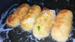 Chicken Potato Croquettes Croquettes Recipe [upl. by Simeon214]