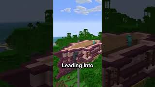 A Perfect Start Minecraft Steampunk Airship Build minecraftshorts [upl. by Eidroj]