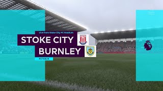 201617 Premier League FIFA 17  Matchweek 14  STK v BUR [upl. by Anada370]