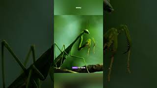 Female Mantis The Pheromone Trick 👀 insects nature wildlife [upl. by Ilak592]