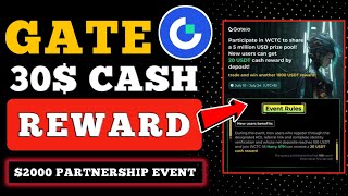 2000 Cash Reward 😱 Gateio Complete Task And Join My Team 30 Cash Reward 🤑 Gateio Airdrop Update 🎉🤩 [upl. by Ahmar468]