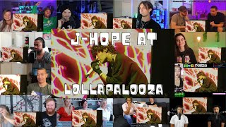 Jhope Live at Lollapalooza 2022 Full Concert  Reaction Mashup [upl. by Lesly610]