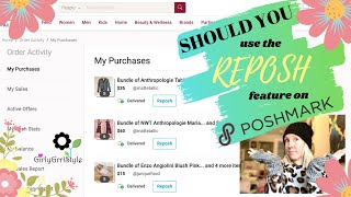 Should You Use the Reposh Feature on Poshmark reposh reposhfeature poshmarkfeature [upl. by Beckett]