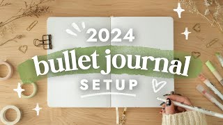 My 2024 Bullet Journal Setup [upl. by Sarina644]