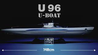 U 96 UBoat  Model Features [upl. by Raffo862]