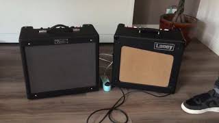 Fender Blues Junior IV versus Laney Cub12R 15W amp [upl. by Levin100]