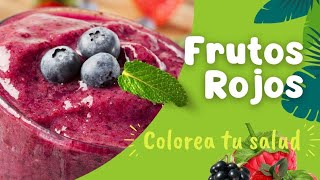 🍒 Mejora tu salud con frutos rojos  Berry Juice  HGW  Arándanos Frambuesas Moras Cerezas [upl. by Colson]