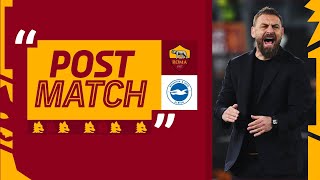 “Grande partita tutti hanno dato il massimo”  DANIELE DE ROSSI AL TERMINE DI ROMABRIGHTON [upl. by Afnin145]