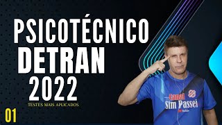 PSICOTECNICO DETRAN 2022 – Os testes mais cobrados no exame psicológico do DETRAN  AULA 01 [upl. by Llenahs]