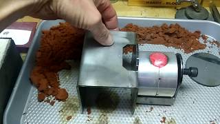 Red Clay Casting  Casting a Wide Wedding Band Video 2 [upl. by Ayalahs]