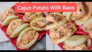 Homemade Bao with Cajun Potato Bao Recipe Easy Recipe shorts bao baorecipe foodiepediamumbai [upl. by Eizdnil]