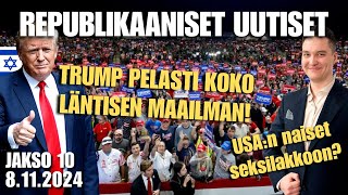 Zelenskyin viisaat sanat Maailman reaktio Trumpin voittoon  Republikaaniset Uutiset 10 [upl. by Madelina44]