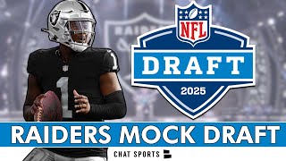 Las Vegas Raiders 2025 NFL Mock Draft [upl. by Amarillis]