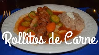 Rollitos de Carne  Suscríbete a Cocinar Enamora [upl. by Eaton]