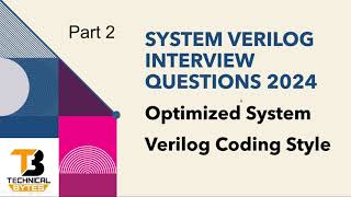 System verilog  Verilog Interview QA Part 2 [upl. by Rennane801]