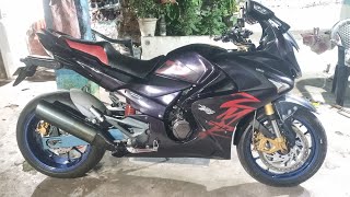 modified karizma zmr full fering ke sath test ride [upl. by Aivartal]