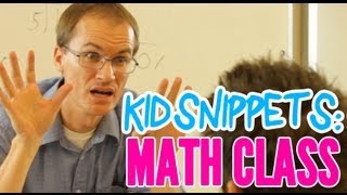 Kid Snippets quotMath Classquot Imagined by Kids [upl. by Yonita387]