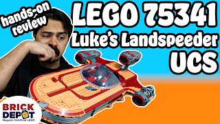 English LEGO 75341 Review Lukes Landspeeder  LEGO Star Wars UCS May 4th 2022 [upl. by Hnoj]