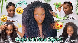 😍How To Slay Half Up Half Down w Feed In Braids  Quick Weave Protective Style FtUlaHair [upl. by Chrotoem]