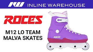 Roces M12 Lo Team Malva Skates Review [upl. by Elehcin]