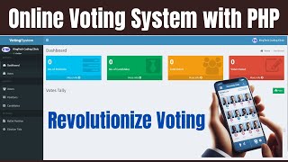 ONLINE VOTING SYSTEM WITH PHP [upl. by Schnorr]