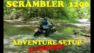 Scrambler 1200 XE Adventure Setup Update [upl. by Happ]