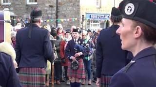 quotHighland Cathedralquot performed during 2020 New Years Day street party in Pitlochry Scotland [upl. by Ahsenod]