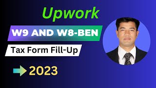 Upwork W9 or W8 form Update 2023  How to fillup Upwork Tax information [upl. by Sugihara]