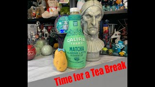 Tea Break Califia Farms Matcha Almond Latte [upl. by Einahpts]