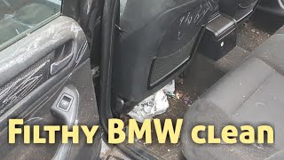 Cleaning a really dirty bmw car [upl. by Wehrle494]