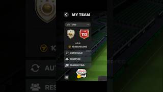 110 OVR TEAM FC MOBILE ☠️fifamobile eafc fifa fcmobile fcmobile25 shorts [upl. by Ellary]