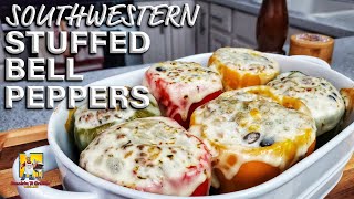 Southwestern Style Stuffed Bell Peppers [upl. by Karina]