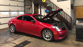 LSA  nitrous G35 dyno asshattery [upl. by Adnerol]