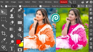 photopea se photo kese bnaye  photopea editing mobile  photopea blue tone editing Zarraq Creation [upl. by Aufa]