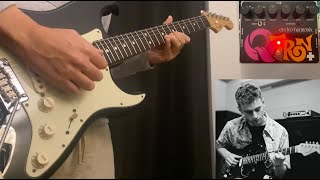 Cinnamon Curls  Tom Misch Guitar Solo Cover  QTron Plus Settings [upl. by Rednijar710]