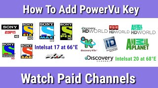 BIG BREAKING NEWS Watch All Paid Channels  How To Add PowerVu Key [upl. by Clarita803]