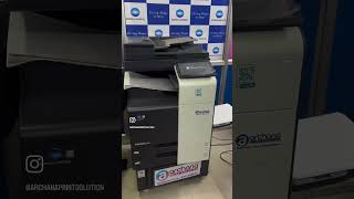 Konica Minolta C251i Non stop printing 12 x 18 300 GSM konicaminolta 7677672481 printingsolution [upl. by Estrella]