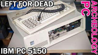 PC Archeology A left for Dead IBM PC 5150 with a treasure hiding inside 🕷 [upl. by Garrison]