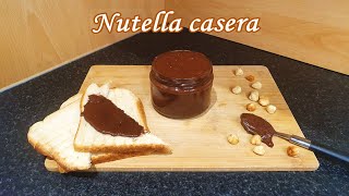 Como hacer NUTELLA CASERA  Fácil y Rápida 100 mejor que la original ❤👩🏽‍🍳 [upl. by Ahsien]